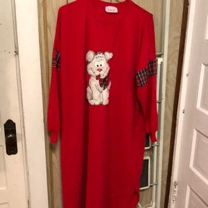 Fleece nightgown